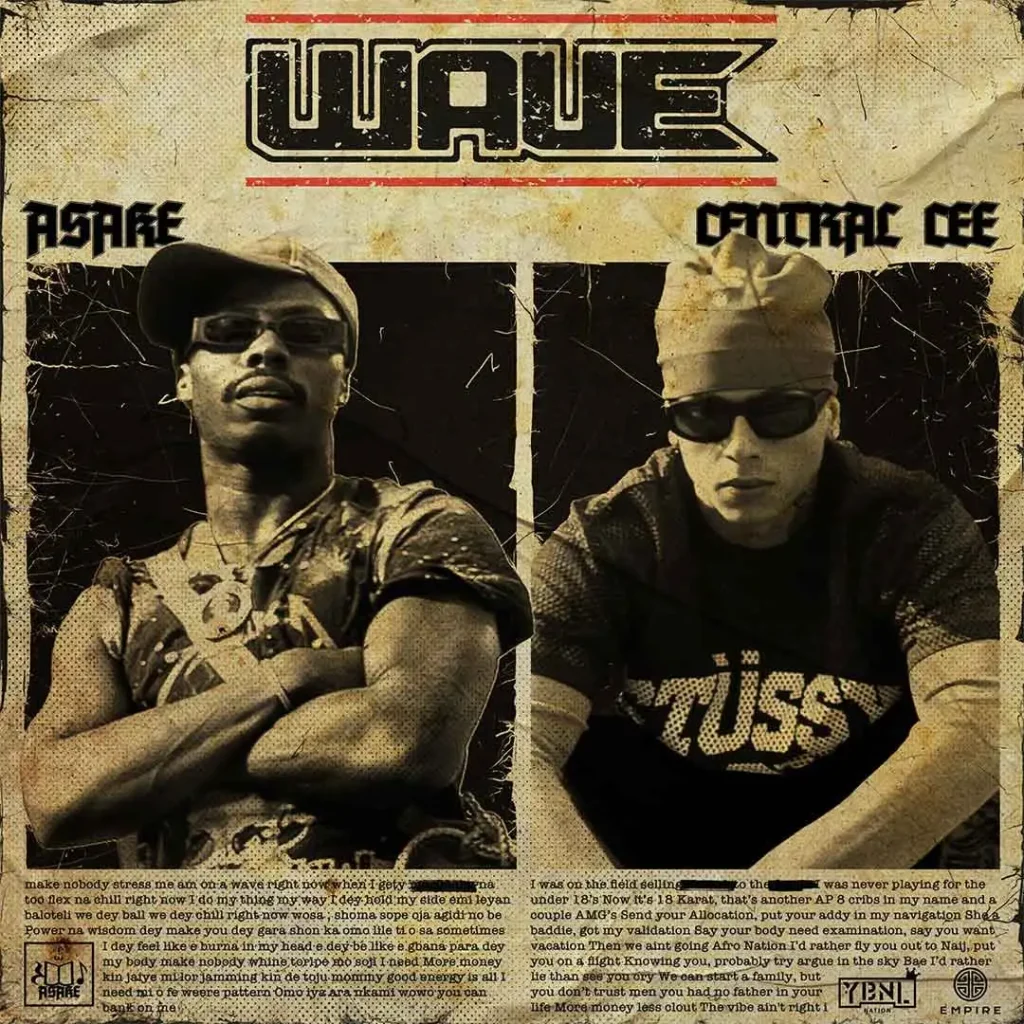 Asake - Wave Ft. Central Cee Audio Mp3 Download